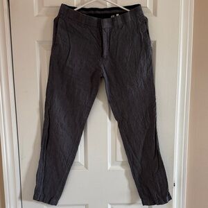 Gray Casual Pants